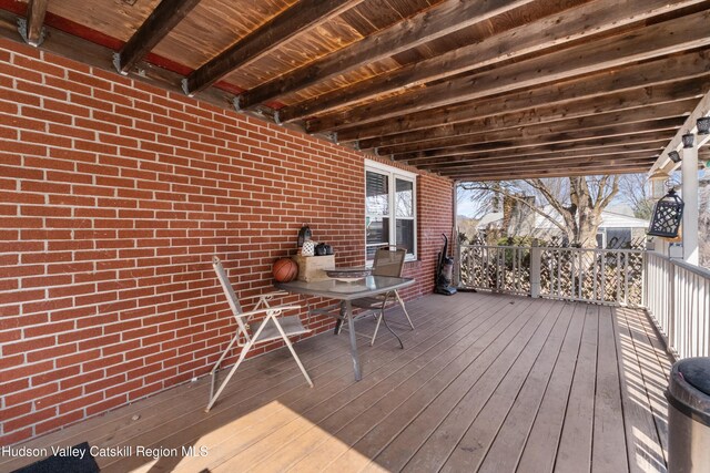 view of deck
