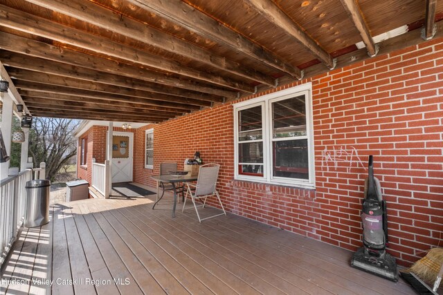 view of deck