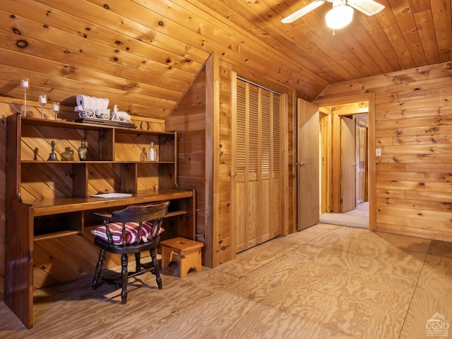 142 Pangman Rd, Gilboa, NY 12076 - storage room with ceiling fan