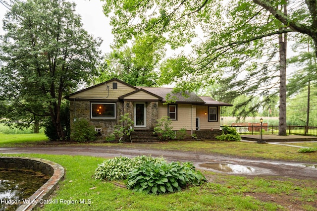 623 Rte 9j, Stuyvesant, NY 12173 - single story home featuring stone siding and asphalt driveway