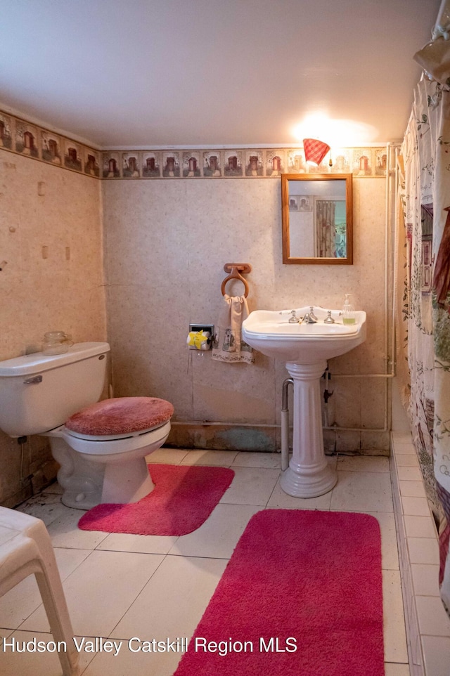 623 Rte 9j, Stuyvesant, NY 12173 - full bath featuring curtained shower, tile patterned floors, and a bathtub