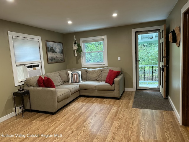 20 Kelder Rd, Olivebridge, NY 12461 - living area with light wood finished floors, recessed lighting, and baseboard heating