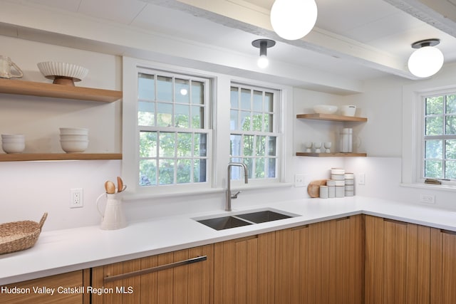 kitchen featuring sink