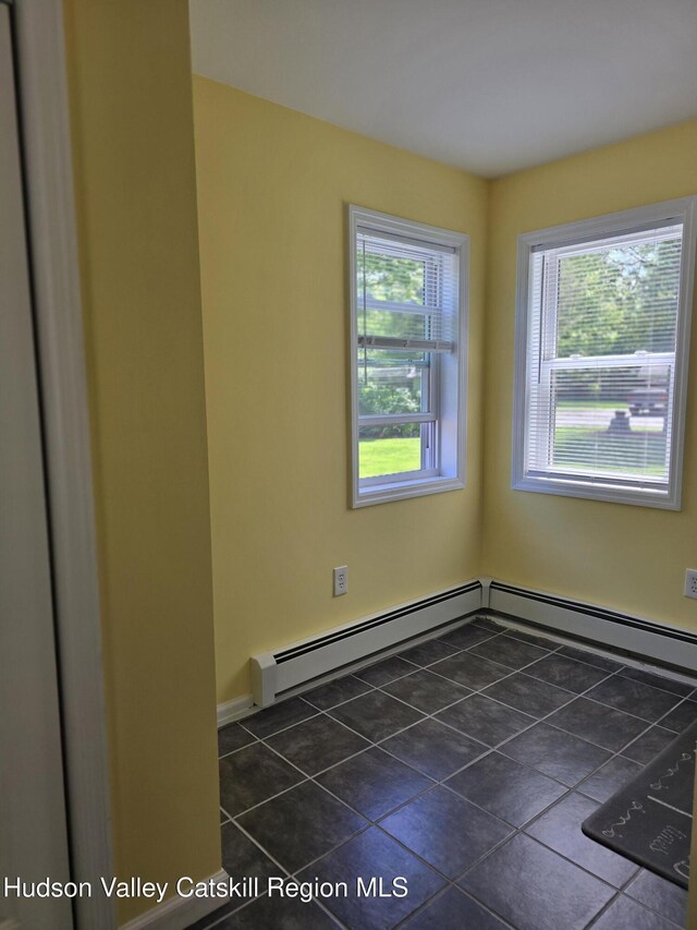 280 Continental Rd, Napanoch, NY 12489 - unfurnished room with dark tile patterned floors