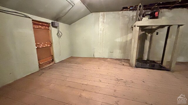 801 Columbia St, Hudson, NY 12534 - unfinished basement with wood-type flooring