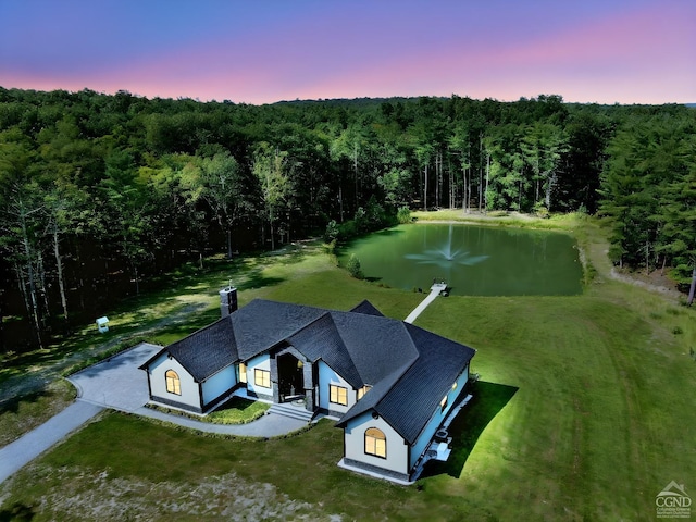 174 Webber Rd, Coxsackie, NY 12058 - view of subject property featuring a heavily wooded area and a large body of water
