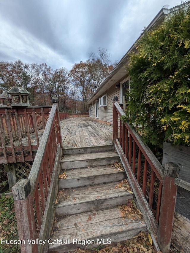 view of deck