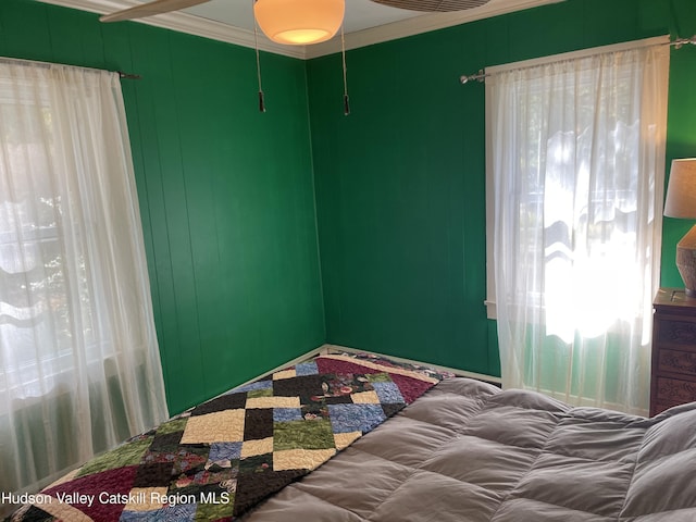 89 Bloomingdale Rd, Tillson, NY 12486 - bedroom featuring multiple windows, crown molding, and carpet