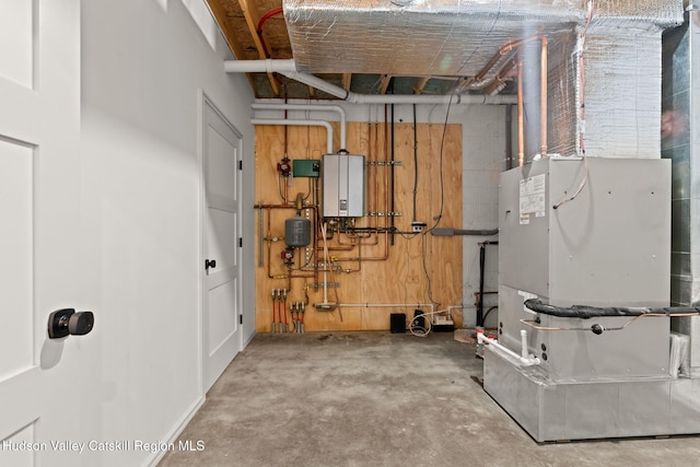 utilities featuring water heater