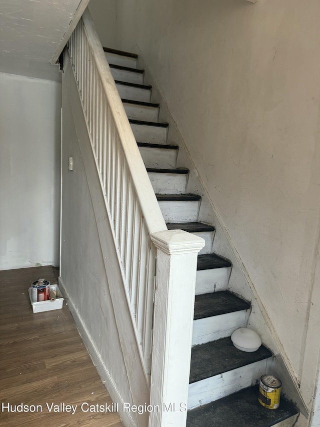 11 N Montgomery St, Athens, NY 12015 - staircase with wood finished floors