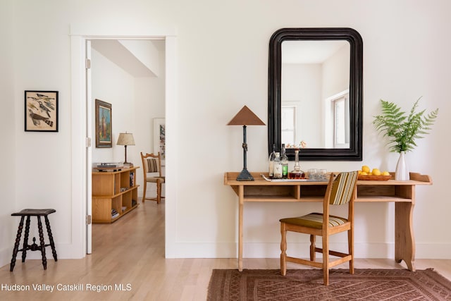 72 Old Queechy Rd, Canaan, NY 12029 - hall featuring wood finished floors and baseboards