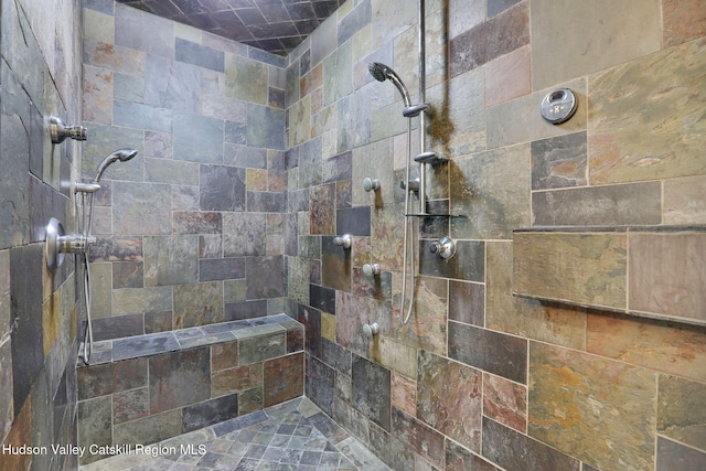 374 Linderman Ave, Kingston, NY 12401 - bathroom featuring a tile shower