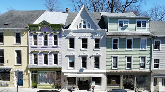 398 Main St, Catskill, NY 12414 - view of front facade featuring a chimney