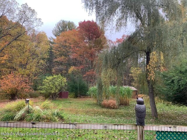 33 Cottonwood Ln, Woodstock, NY 12498 - view of yard with a view of trees