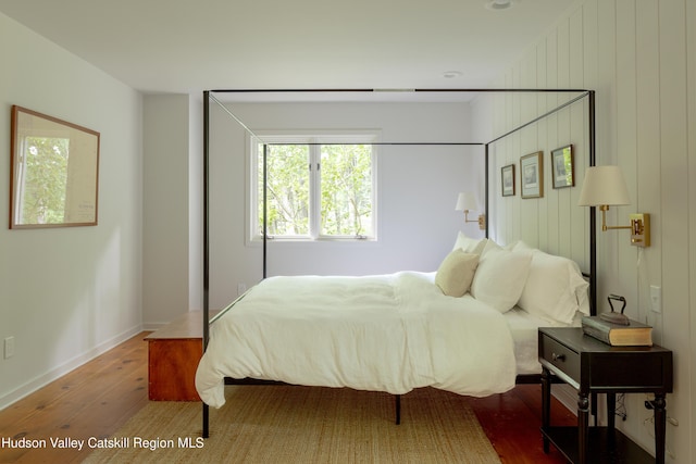 36 Ridgewood Rd, Kerhonkson, NY 12446 - bedroom featuring wood-type flooring and baseboards