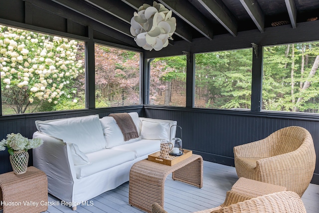 36 Ridgewood Rd, Kerhonkson, NY 12446 - sunroom / solarium featuring outdoor lounge area and healthy amount of natural light
