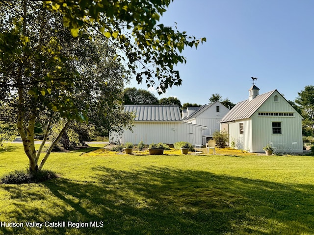 110 County Route 7a, Copake, NY 12516 - view of grassy yard featuring an outbuilding
