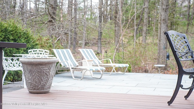 view of deck