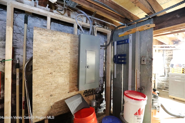 utilities with electric panel