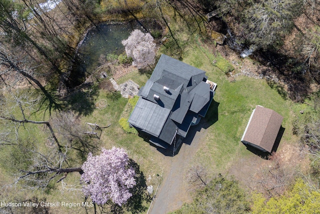 aerial view of property's location