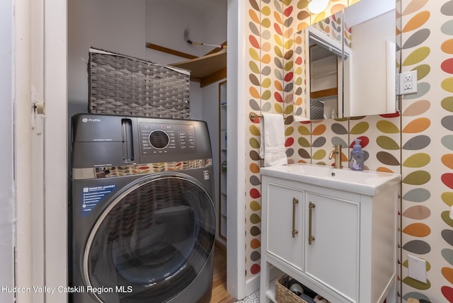 331 Joys Ln, Hurley, NY 12443 - laundry area featuring washer / dryer