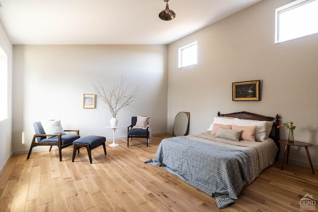 998 Willow Brook Rd, Milan, NY 12514 - bedroom with light wood-type flooring and baseboards