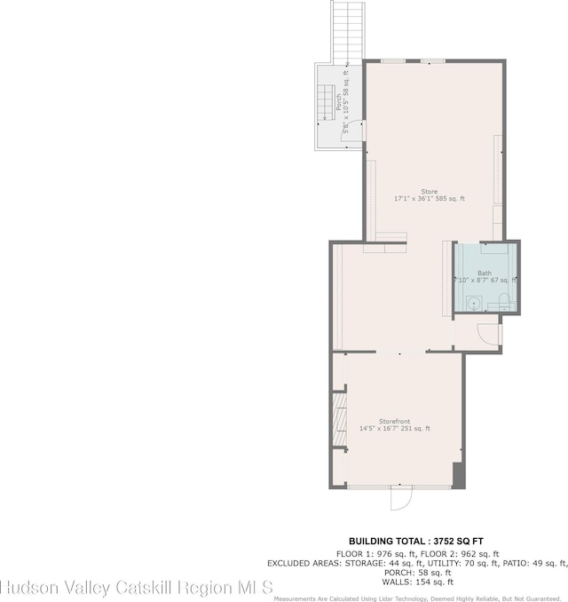 356 Warren St, Hudson, NY 12534 - view of room layout