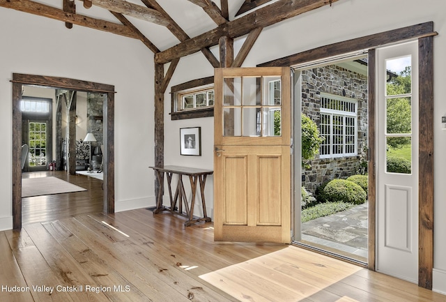 147 Moadock Rd, Millerton, NY 12546 - foyer entrance featuring healthy amount of natural light and wood-type flooring