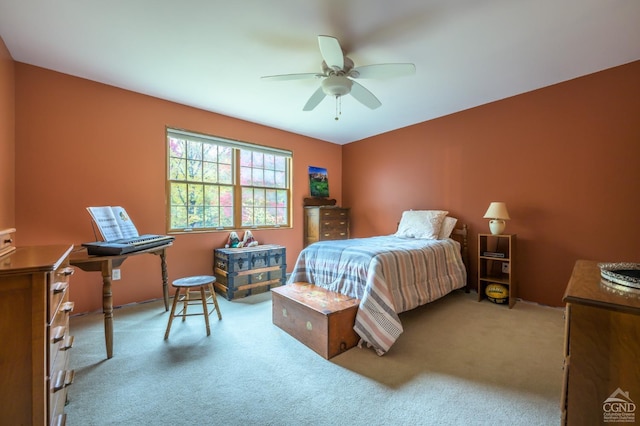 1013 Plank Rd, Averill Park, NY 12018 - carpeted bedroom featuring ceiling fan