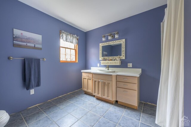 1013 Plank Rd, Averill Park, NY 12018 - bathroom featuring tile patterned floors, vanity, and toilet