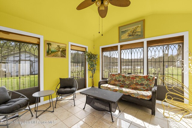 60-62 Stony Rd, Accord, NY 12404 - sunroom with a ceiling fan and outdoor lounge area