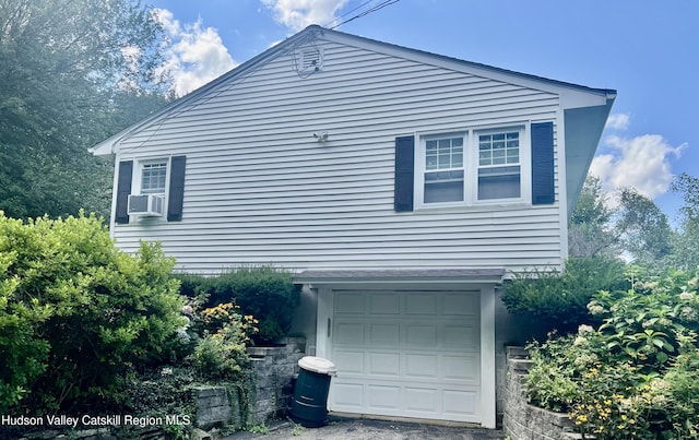 252 Rte 199, Red Hook, NY 12571 - view of side of property featuring a garage and cooling unit