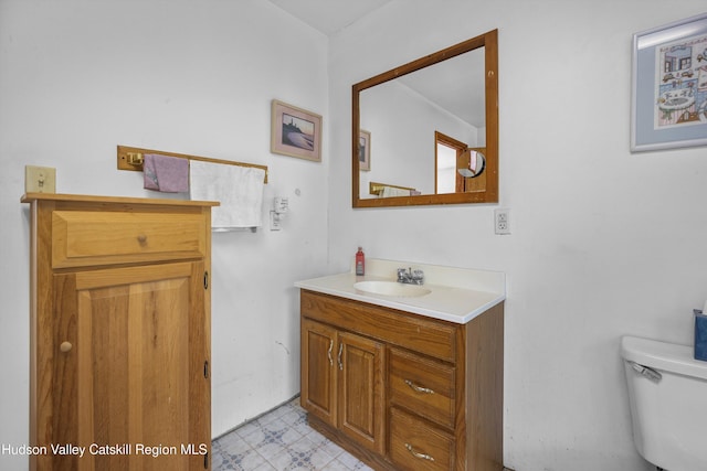 17 Boice Mill Rd, Kerhonkson, NY 12446 - bathroom with vanity and toilet