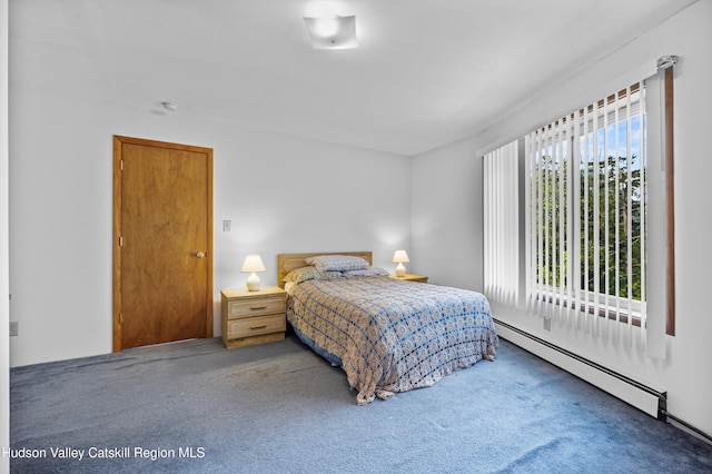 17 Boice Mill Rd, Kerhonkson, NY 12446 - carpeted bedroom with baseboard heating