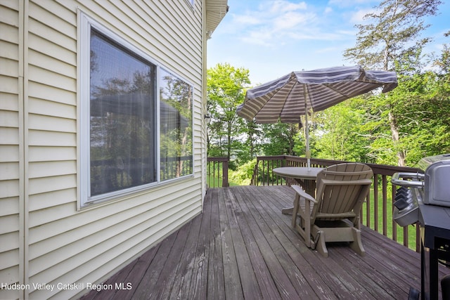 17 Boice Mill Rd, Kerhonkson, NY 12446 - view of wooden deck