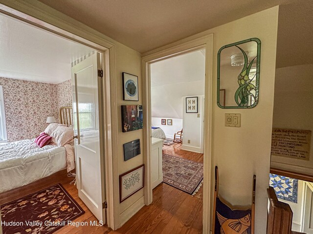 76 Smith Rd, Preston Hollow, NY 12469 - hall featuring wood finished floors