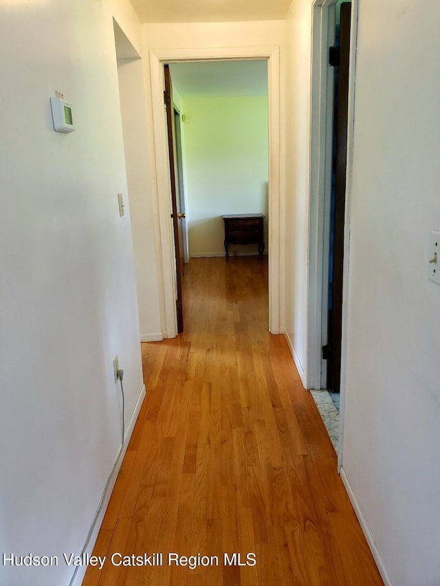 22 Katzman Rd, Ellenville, NY 12428 - hall with light wood-style floors and baseboards