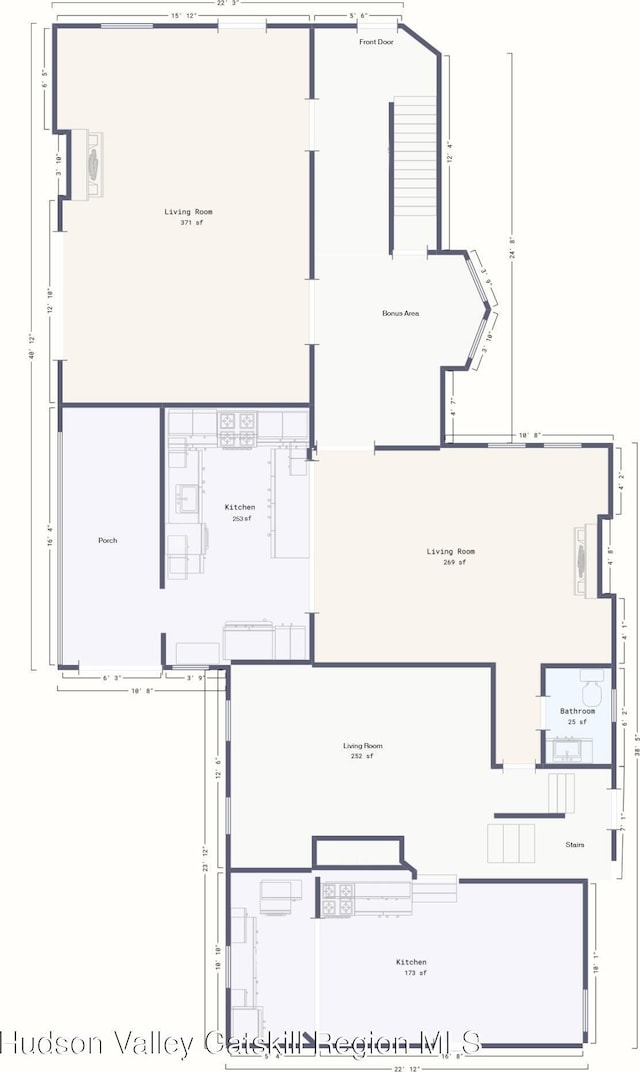 11 W Bridge St, Saugerties, NY 12477 - view of property floor plan