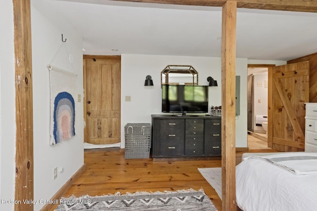 194 High Falls Rd, Saugerties, NY 12477 - bedroom with wood finished floors and baseboards