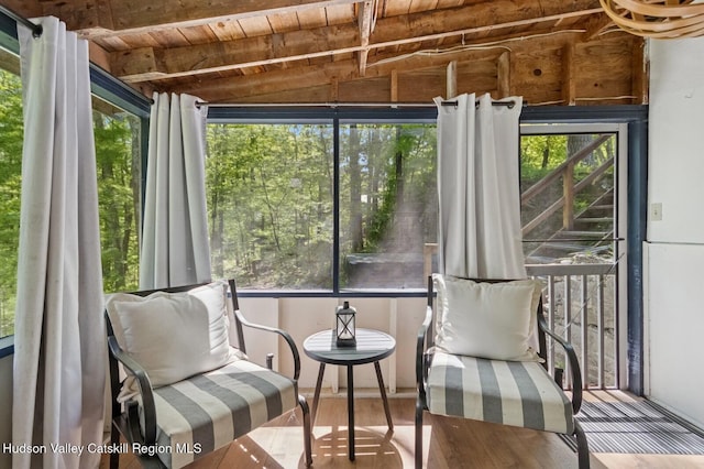 194 High Falls Rd, Saugerties, NY 12477 - sunroom featuring lofted ceiling and healthy amount of natural light