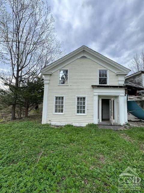 120 Church Rd, Berne, NY 12023 - rear view of property featuring a yard