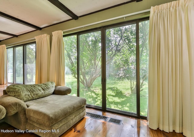 18 Maplewood Ave, Windham, NY 12496 - sunroom / solarium with wood-type flooring