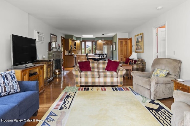 1024 Lakeview Rd, Copake, NY 12516 - living area featuring dark wood-style floors