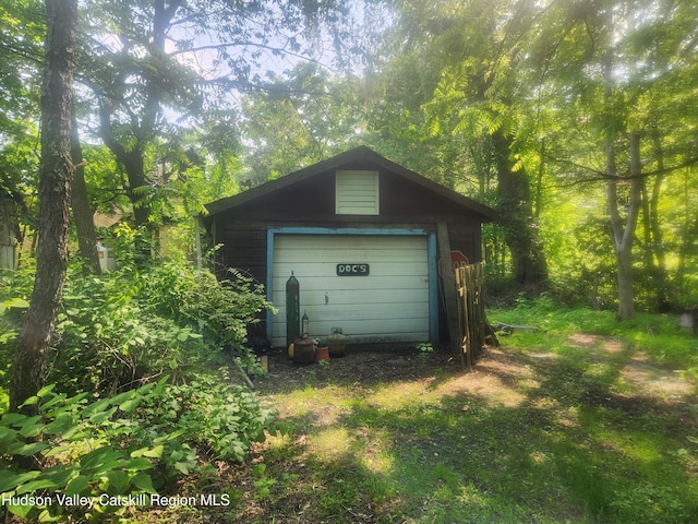 536 N Riverside Rd Rd, Lloyd, NY 12528 - view of garage