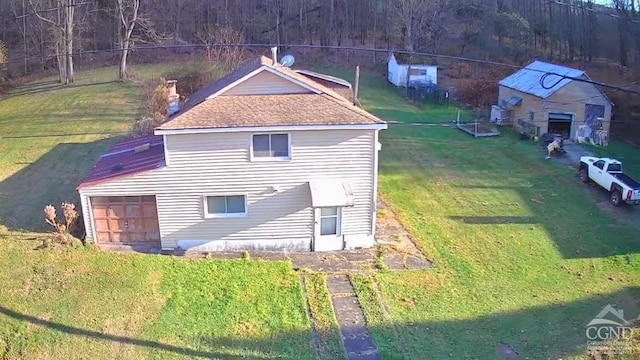 122 Bull Hill Rd, Conesville, NY 12076 - view from above of property featuring a forest