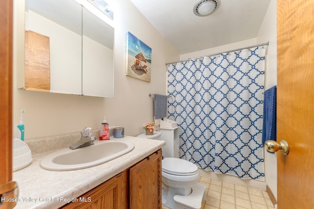 16 Fording Place Rd, Lake Katrine, NY 12449 - bathroom featuring vanity, curtained shower, and toilet