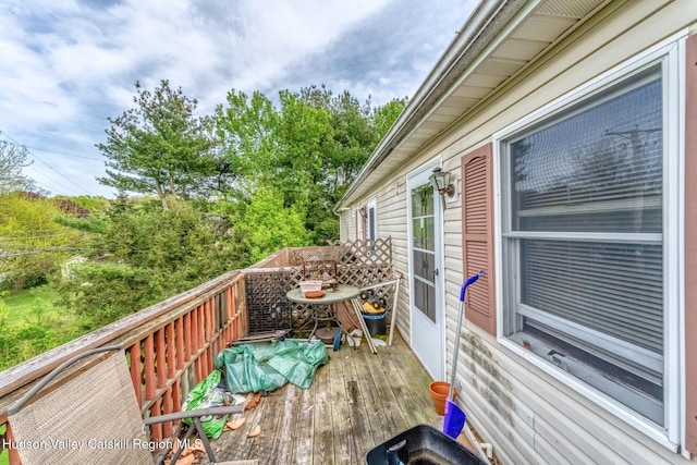 16 Fording Place Rd, Lake Katrine, NY 12449 - view of wooden deck