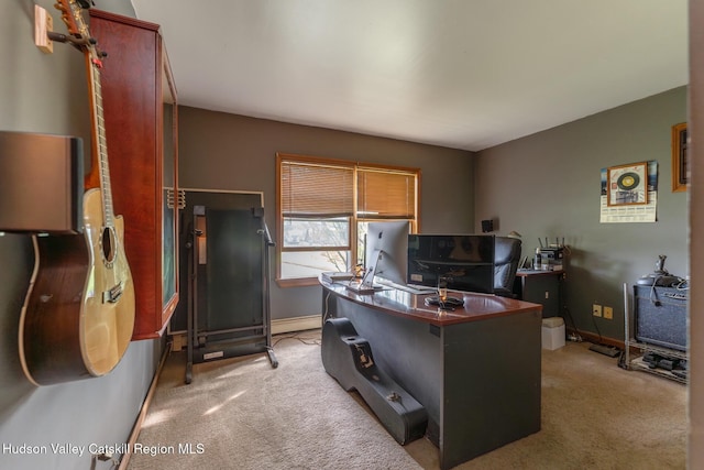 16 Fording Place Rd, Lake Katrine, NY 12449 - view of carpeted home office