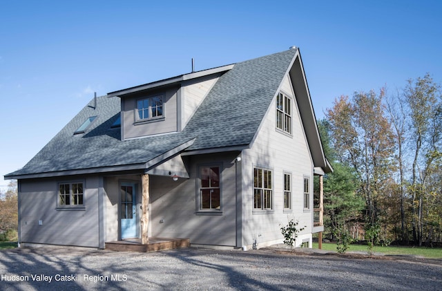 view of front of home