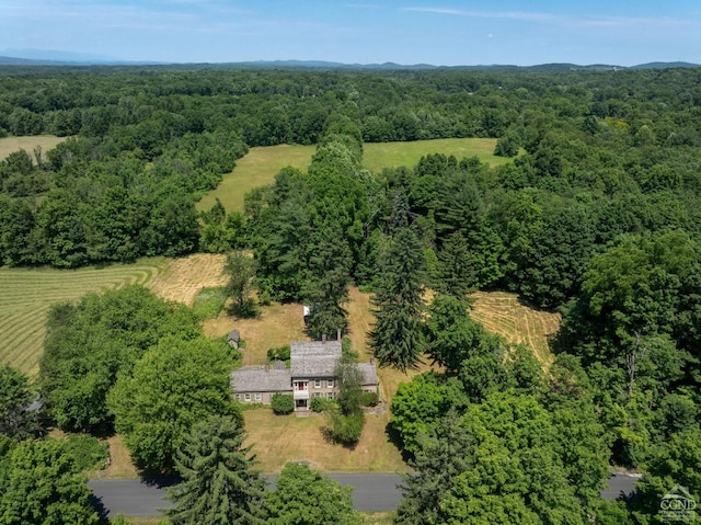 75 Allhusen Rd, Plattekill, NY 12561 - aerial view of property and surrounding area with a heavily wooded area